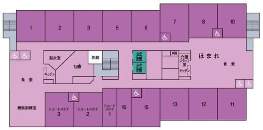 居室の間取り図