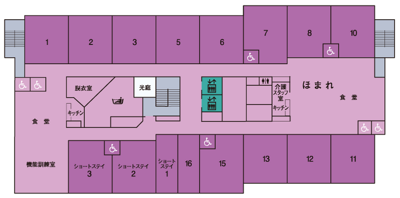 居室の間取り図