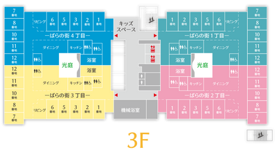 使いやすい3階間取り図