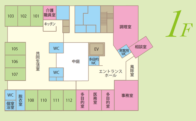 明るく便利な1階間取り