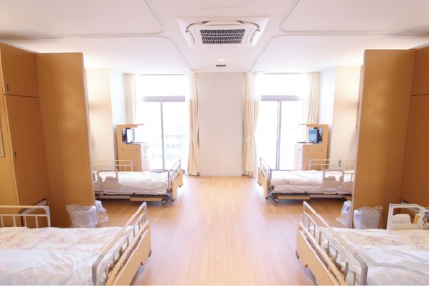 自然光の入る居室