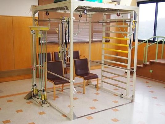 運動器具のある部屋