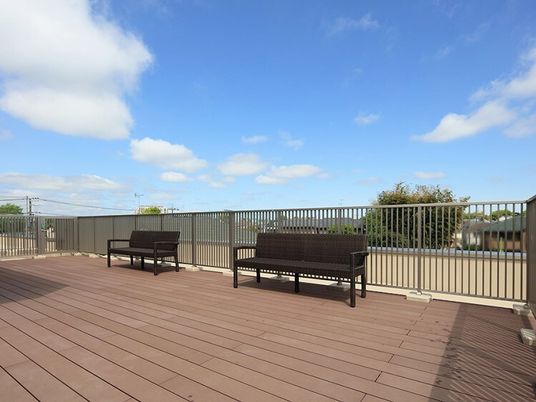 快適な屋外テラス