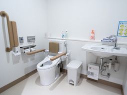 バリアフリーのトイレ設備