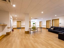 明るい共有スペース