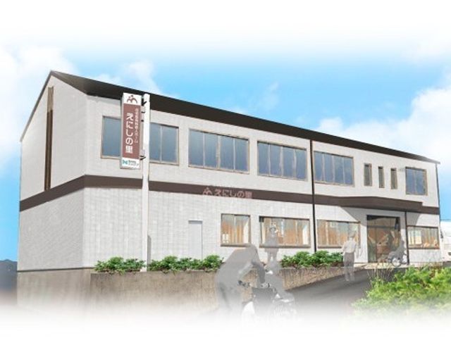 すっきりとした施設の外観 外観 広々とした明るい雰囲気の建物で、ゆったりとした時間を過ごせる空間が広がっています。白壁が清潔感を演出し、安心感を与える設計になっています。
