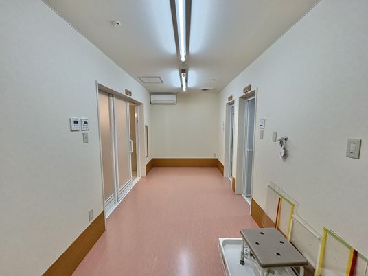 幅のある通路