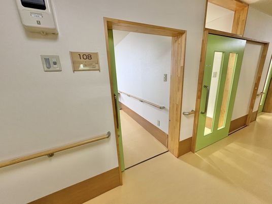 明るい廊下