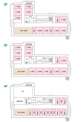 居室の間取り図