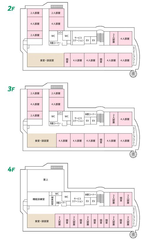 居室の間取り図