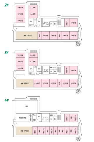 居室の間取り図