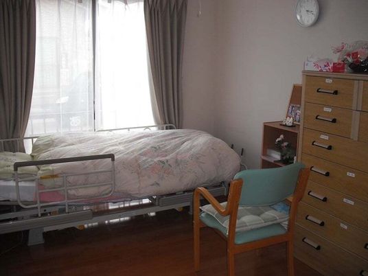 清潔な居室の一角