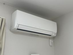 冷暖房完備の部屋