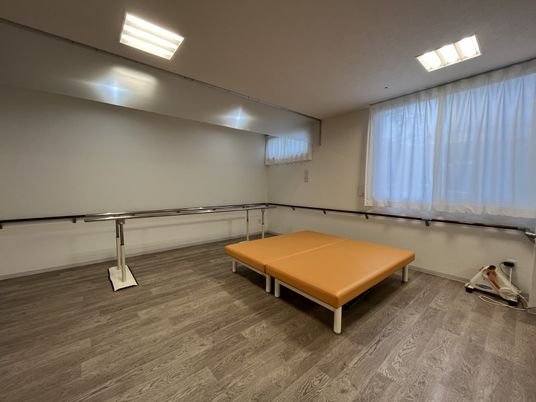 明るい機能訓練室