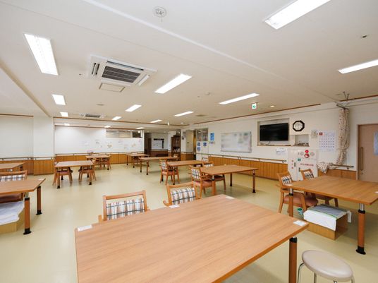 広々とした食堂