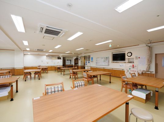 広々とした食堂