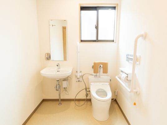 清潔なトイレスペース