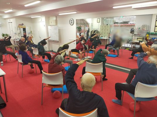 機能訓練の活動風景