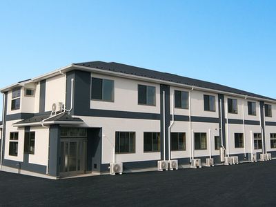 新築そうな外観の建物