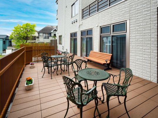 居心地の良いテラススペース