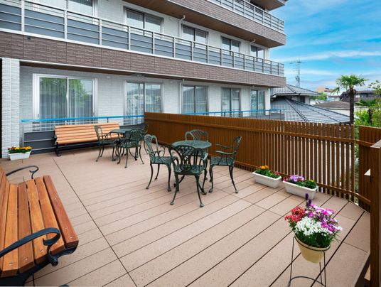 ゆったりテラスでのお仕事