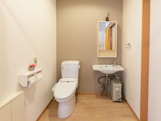 清潔感のあるトイレ空間