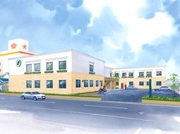 明るい外観の建物イメージ