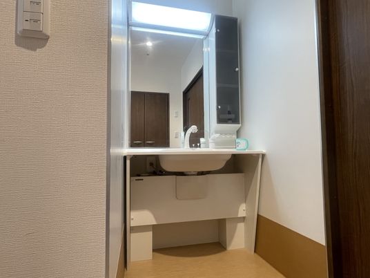 和やかなケアの場面
