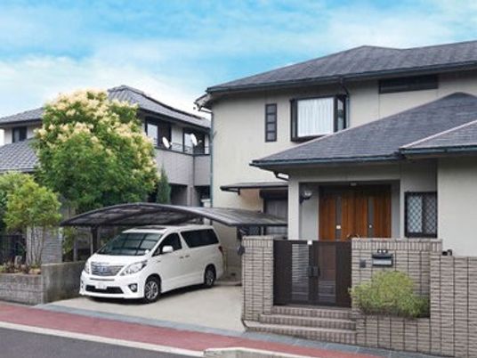 住宅街の外観  