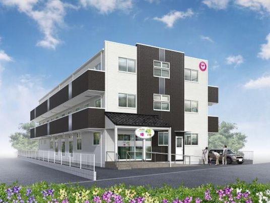 清潔感のある建物の外観