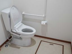 清潔なトイレ設備