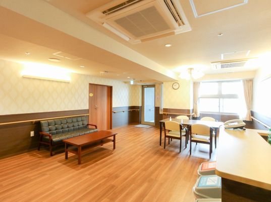 共有ラウンジの風景