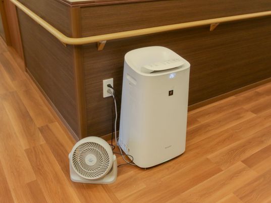廊下の浄化器設置