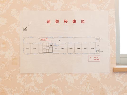 清潔感ある施設の間取り図