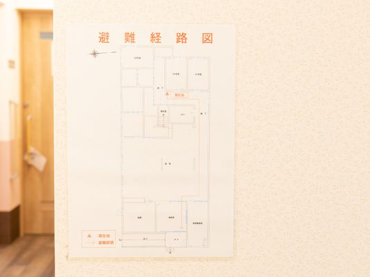 配置図掲示壁面