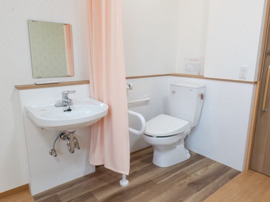 清潔なトイレスペース
