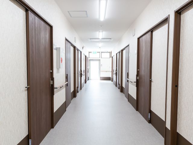 清潔感のある廊下