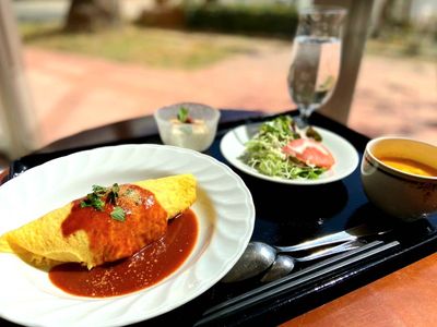 美味しそうな朝食の一コマ