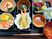 日本料理の彩り豊かな盛り付け