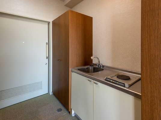 居室内の簡易キッチン