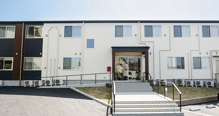 働きやすい施設の外観