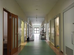 清潔な廊下の状況