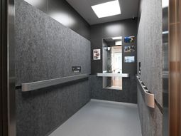 モダンなエレベーター