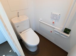 清潔なトイレ設備