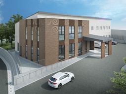 モダンな建物の外観