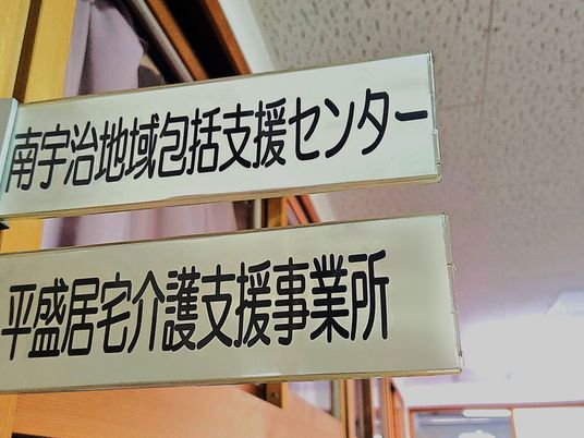 掲示物の案内板