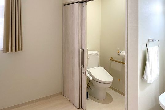 清潔なトイレのある施設