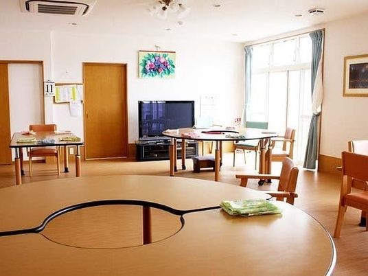 光あふれる共用スペース