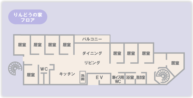 広々としたリビングプラン