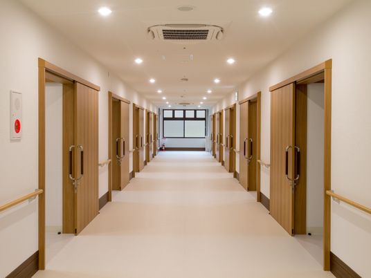 清潔な廊下の景色